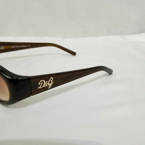 Dolce & Gabbana DD3025 Oval Type Sunglasses 525/13 58 □ 17 125 D & G Logo Brown main image 12